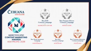 Cebuana Lhuillier Rises Above Asia-Pacific Competition as Most Awarded Philippine Company at the Content Marketing Awards 2026