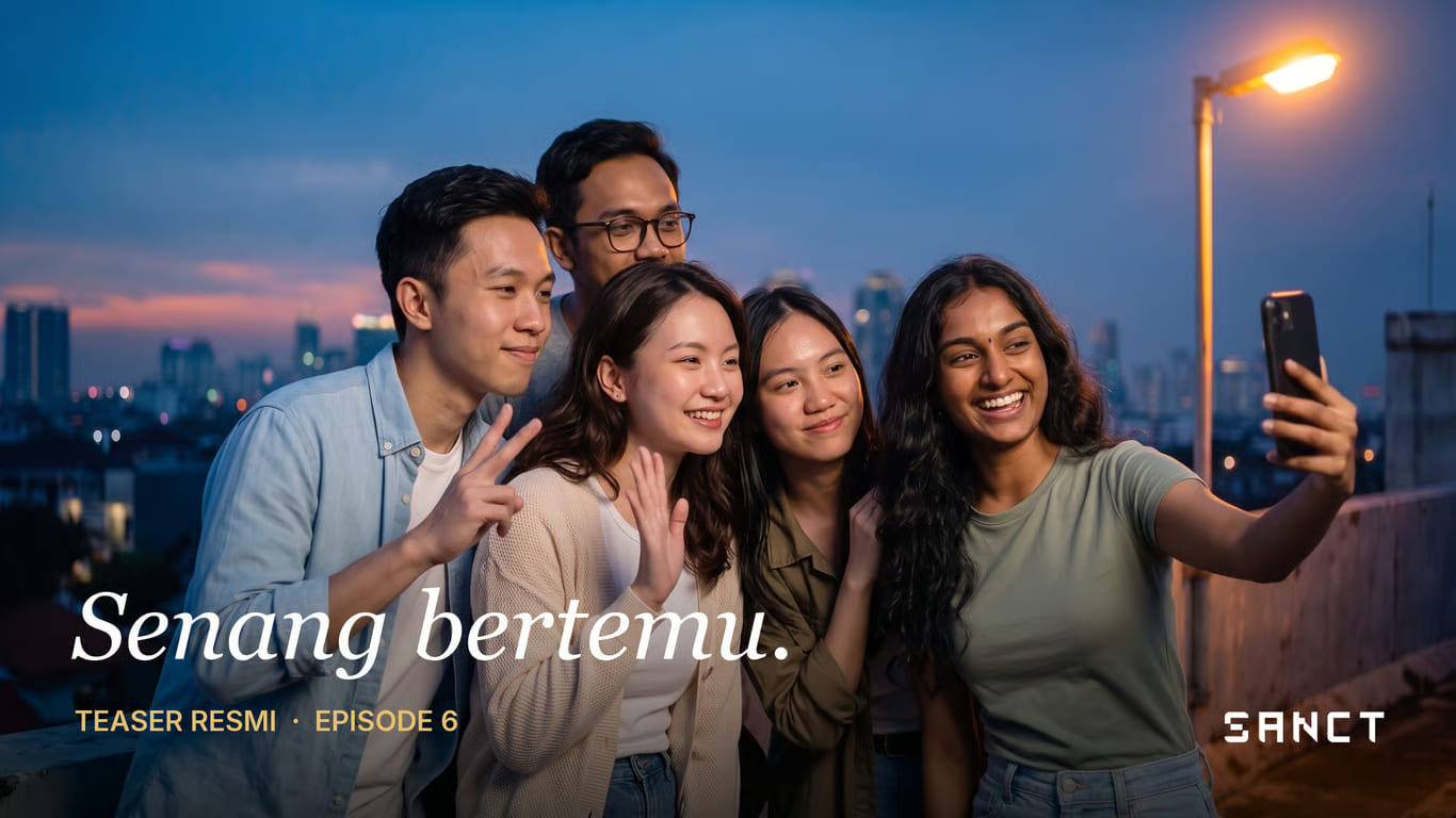 Berteman di Sanct Social Dimulai dari Bertemu Langsung: Episode 6 Mengikuti Satu Hari di Jakarta Bersama Teman dari Singapura dan Malaysia