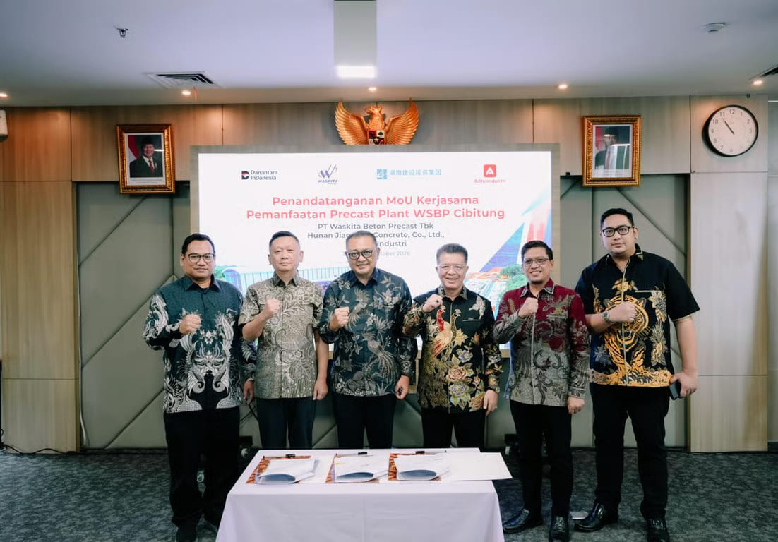 Waskita Beton Precast Optimalkan Aset melalui Kerja Sama Pemanfaatan Precast Plant WSBP Cibitung